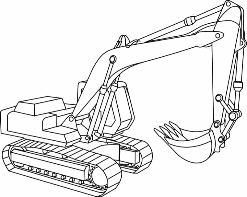 FLEX Construction Machinery KI Workspace Monitoring Excavator