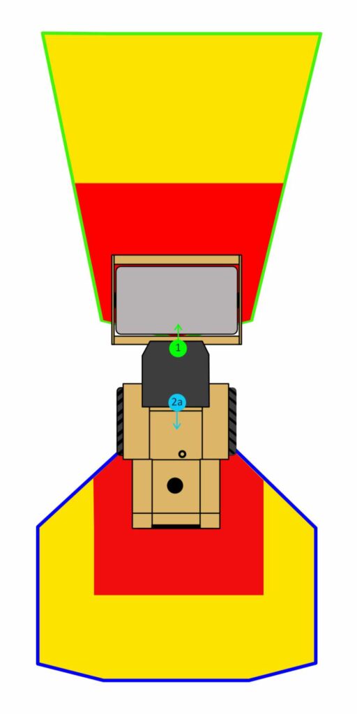 Road-roller warning-zones standard-level