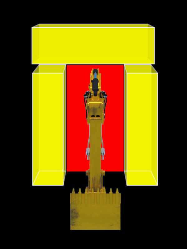 Workwarn l4 display two way excavator