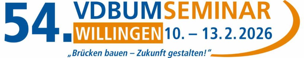 54. VDBUM Großseminar 2026 54. VDBUM Großseminar 2026