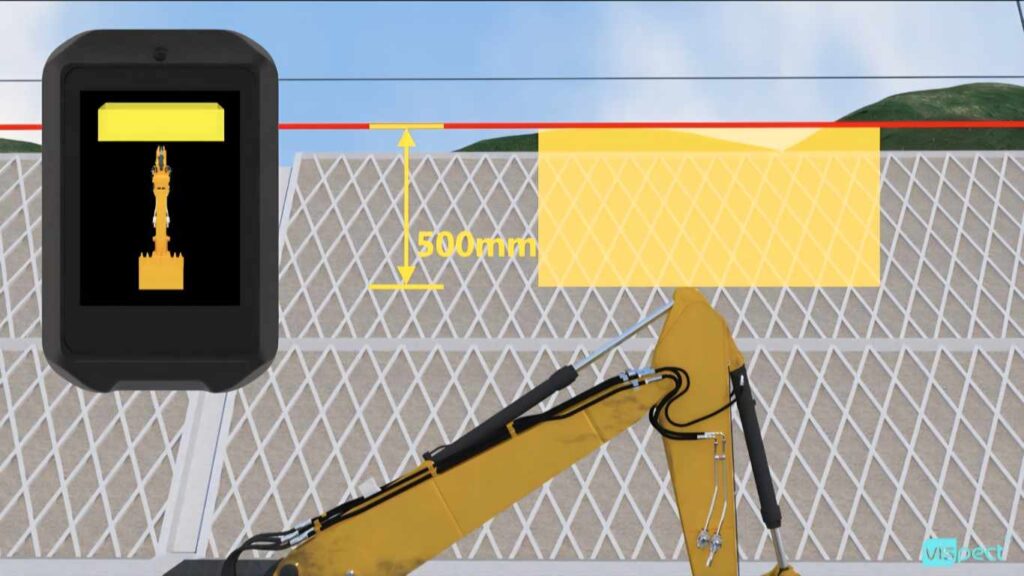 Abstandswarner mit Kabelerkennung Vorwarnung