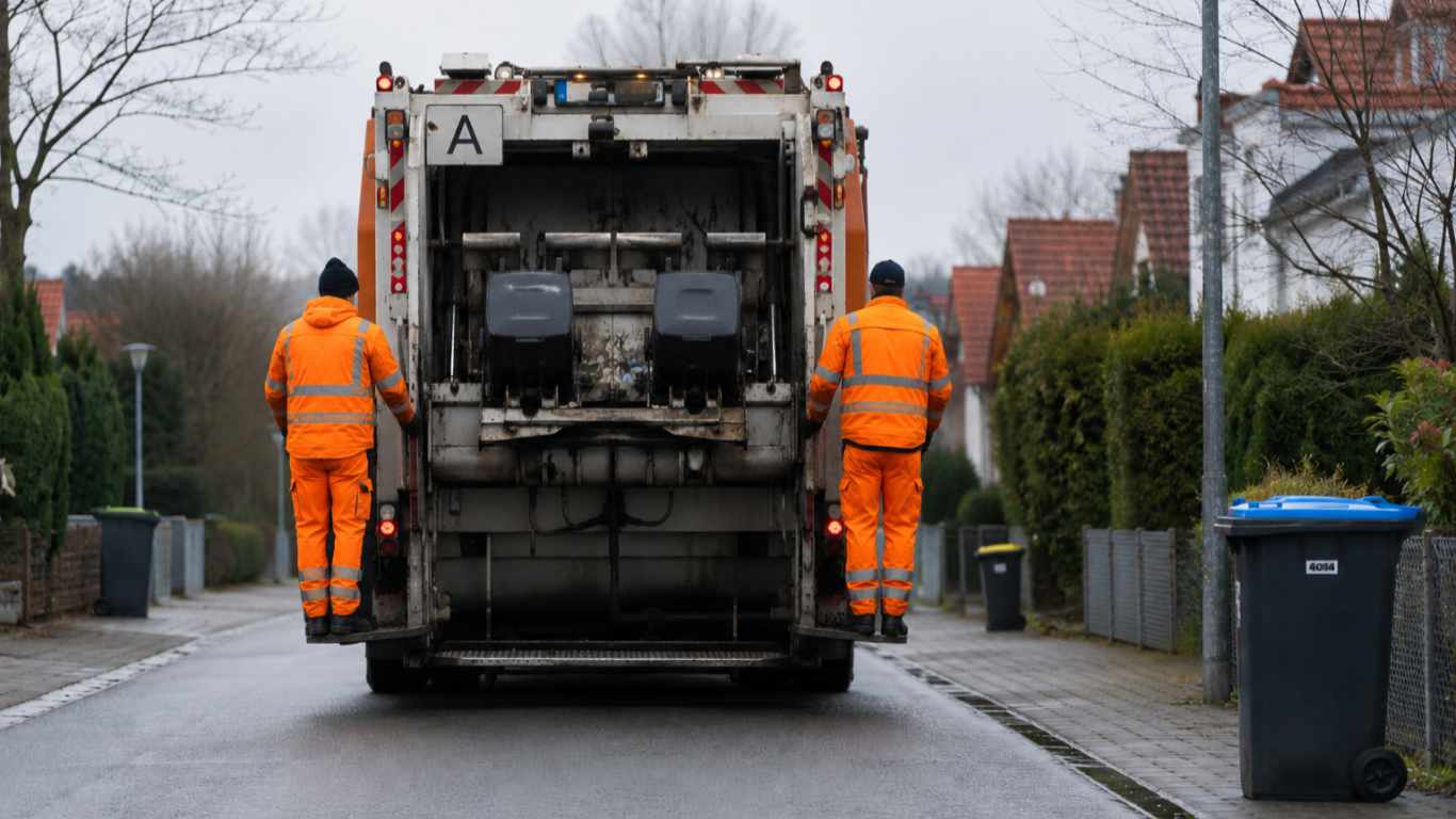 KI-Rückraumüberwachung für Abfallsammelfahrzeuge von WorkWarn