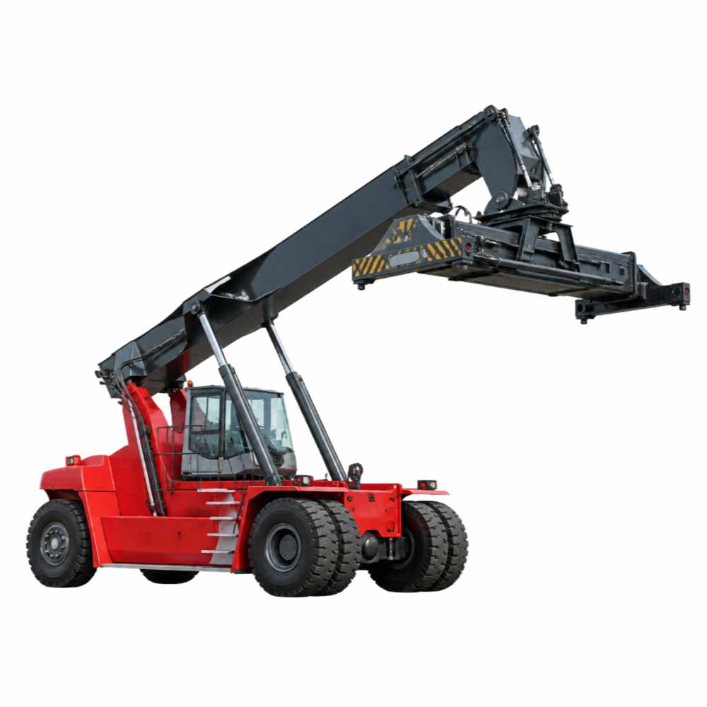 WorkWarn Containerstapler KI-Personenerkennung Hafen