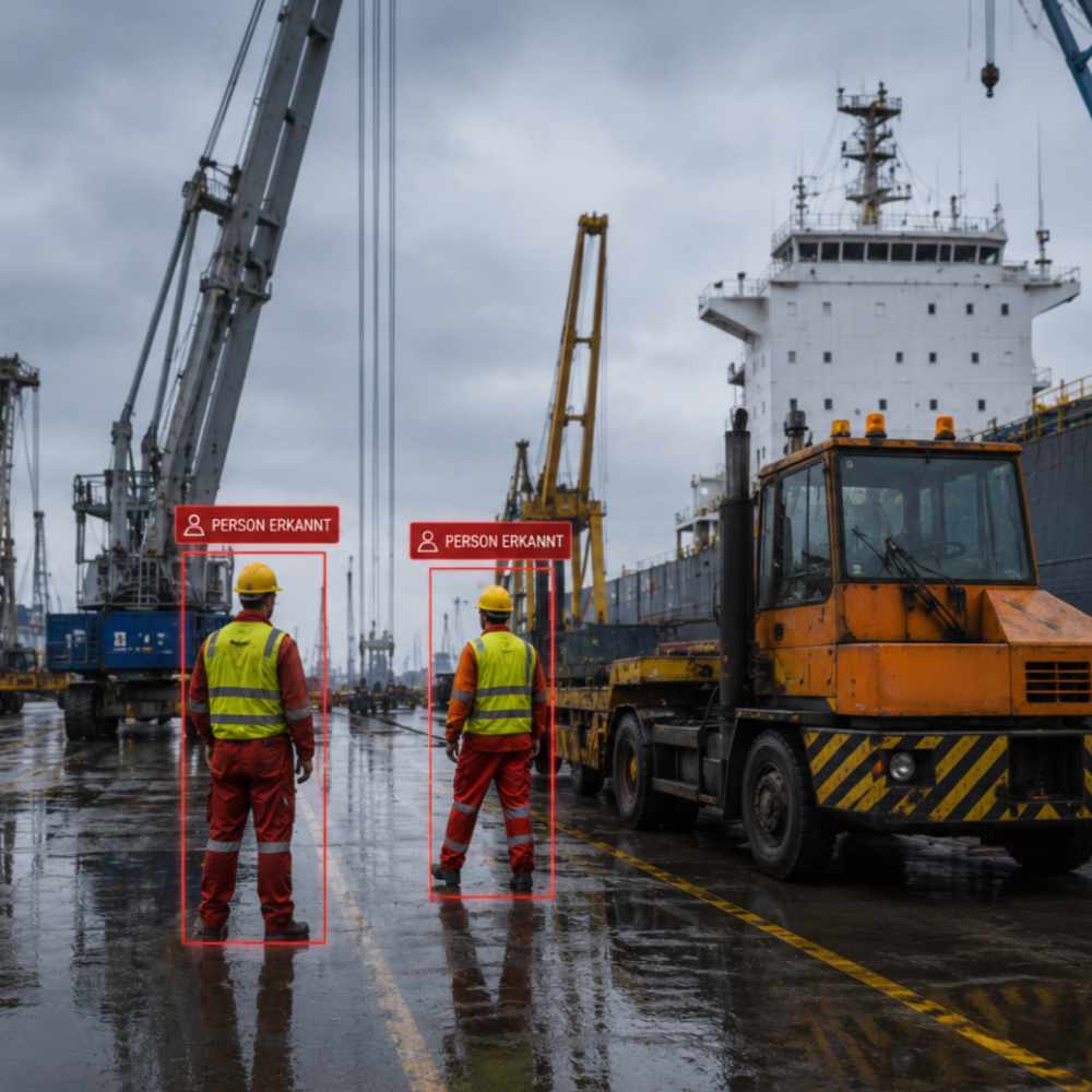 WorkWarn - KI-Personenerkennung im Hafen WorkWarn - KI-Personenerkennung im Hafen